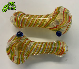 3" Glass Pipe 1 Marble