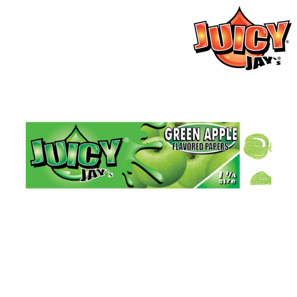 Juicy Jay's 1¼ Hemp Papers – Green Apple