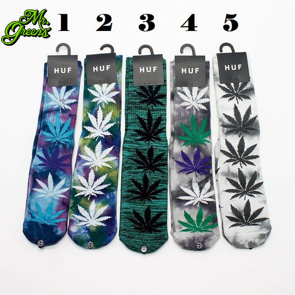 Colourful Cannabis Socks - Large
