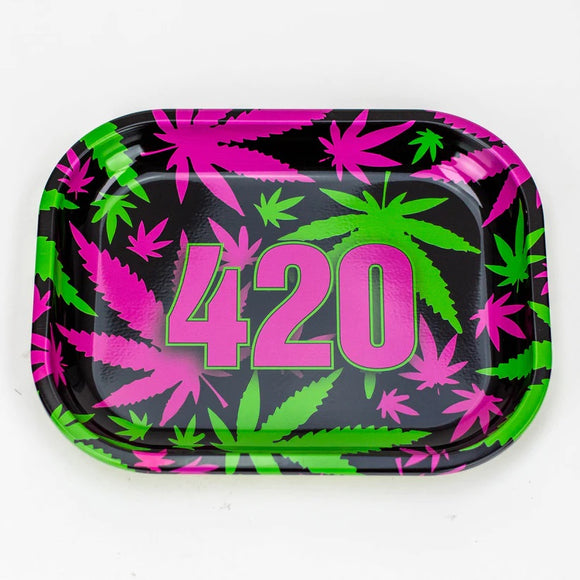 Purple 420 Rolling Tray - Small