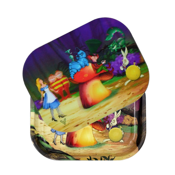 Metal Tray and 3D Magnetic Cover - Alice Mushroom