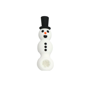 6" Silicone Snowman Pipe