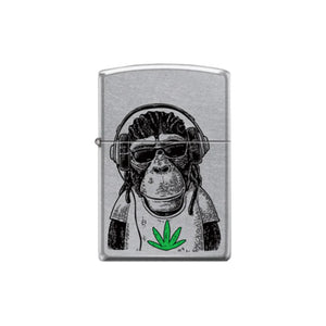 Briquet Zippo - T-shirt Monkey's Weed