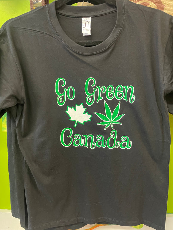 T-shirt Go Green Canada