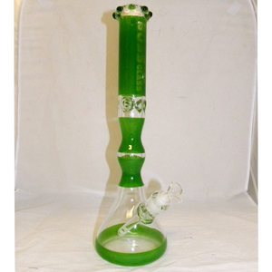 16" Boss Glass Glass Beaker Bong - Green