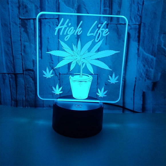 High Life – LED 3D Night Light Optical Visual Illusion