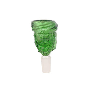 Turbin Man Glass Bowl  - 14mm Male - Green