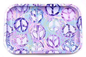 Purple Peace Medium Rolling Tray