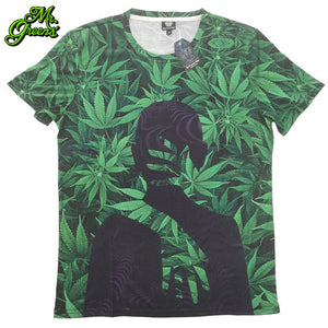 T-shirt Ombre Feuille de Cannabis