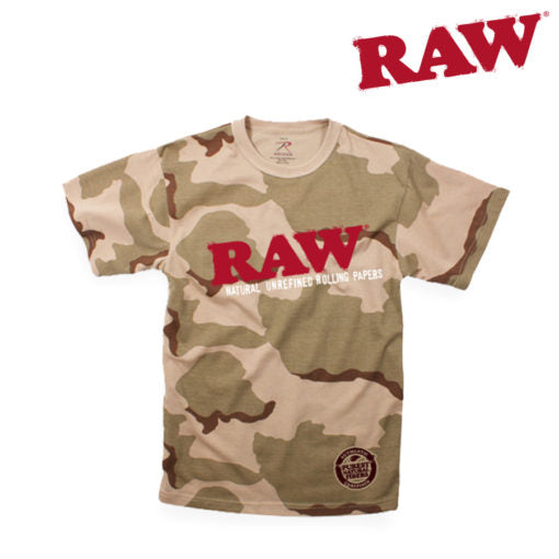 T-shirt camouflage RAW