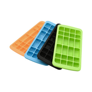Dope Molds Silicone 24-Cavity Ice Cube/Gummies Tray w/ Lid