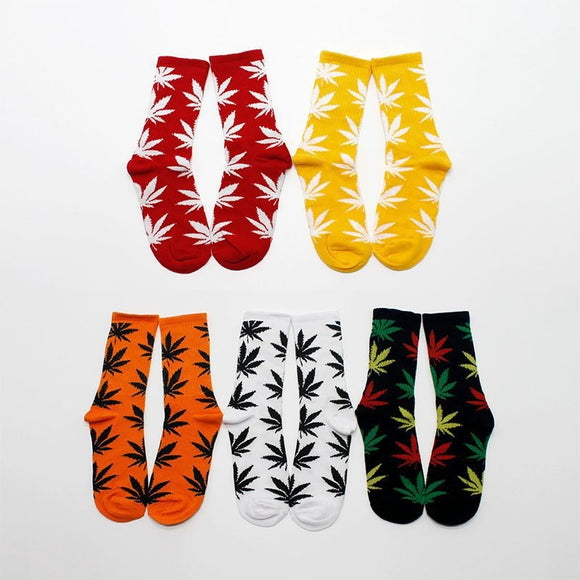 Leaf Socks Pattern #2