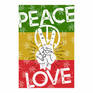 24" x 36" Tapestry - Peace & Love