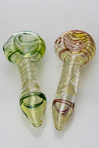 3″ Glass Swirl Hand Pipe