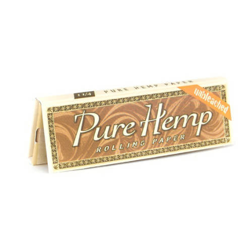 Pure Hemp Unbleached Rolling Papers - 1 1/4