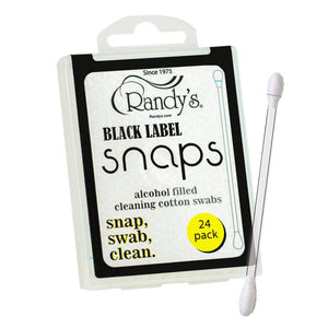 Randy's Black Label Snaps - Alcohol Filled Cotton Swabs