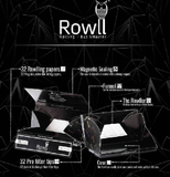 Rowll King Slim Rolling Papers w/ Filters, Grinder & Rolling Surface