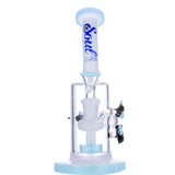 8.5" Soul Glass 2-in-1 Bong & Dab Rig - Milky Blue Bee