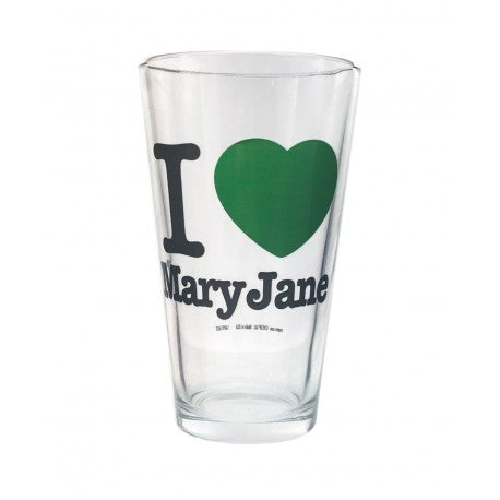 I Love Mary Jane Pint Glass