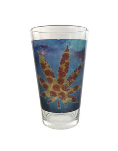 Space Pizza Pint Glass