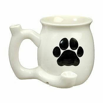 Pipe de tasse en céramique de patte de chien 