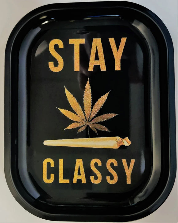 Stay Classy Rolling Tray - Small - Medium